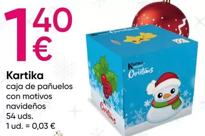 Oferta de Caja De Panuelos Con Motivos Navideños por 1,4€ en Pepco