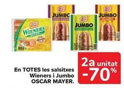 Oferta de Oscar Mayer - En Totes Les Salsitxes Wieners I Jumbo en Carrefour Market