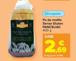 Oferta de Panceliac - Pan De Molde  Sin Gluten   por 2,69€ en Carrefour