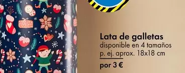 Oferta de Lata De Galletas por 3€ en TEDi