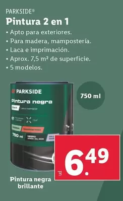 Oferta de Parkside - Pintura 2 En 1 por 6,49€ en Lidl