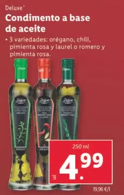 Oferta de Deluxe - Condimento A Base De Aceite por 4,99€ en Lidl