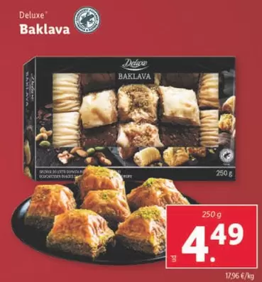 Oferta de Deluxe - Baklava por 4,49€ en Lidl