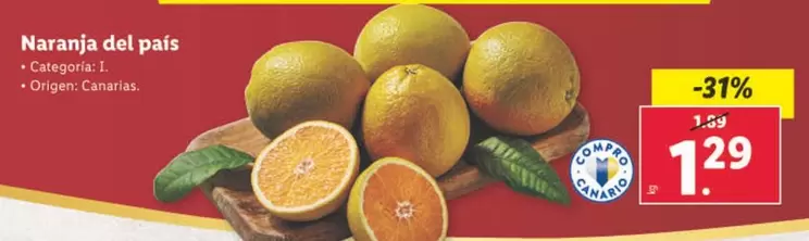 Oferta de Naranja Del País  por 1,29€ en Lidl