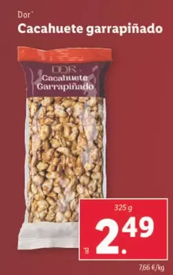 Oferta de Dor - Cacahuete Garrapiñado por 2,49€ en Lidl