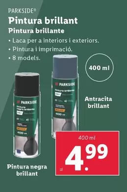 Oferta de Parkside - Pintura Brillant por 4,99€ en Lidl