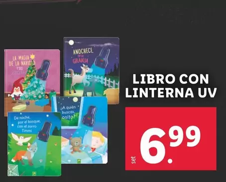 Oferta de Libro Con Linterna Uv por 6,99€ en Lidl