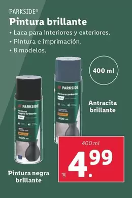 Oferta de Parkside - Pintura Brillante  por 4,99€ en Lidl