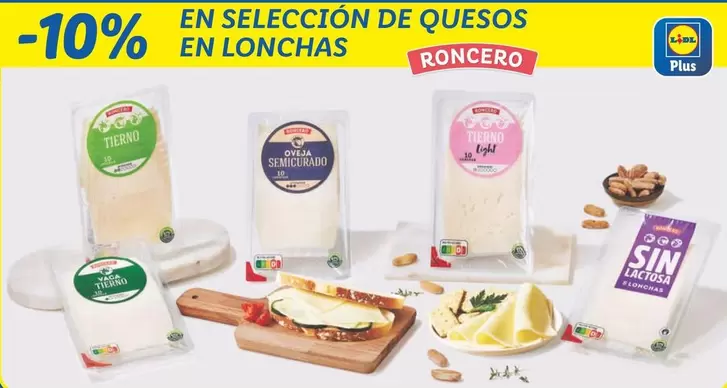 Oferta de Roncero - Quesos En Lonchas en Lidl