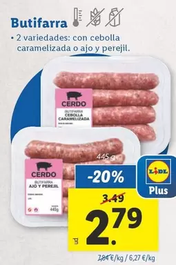 Oferta de Butifarra por 2,79€ en Lidl