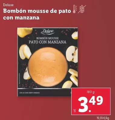 Oferta de Deluxe - Bombón Mousse De Pato Con Manzana por 3,49€ en Lidl