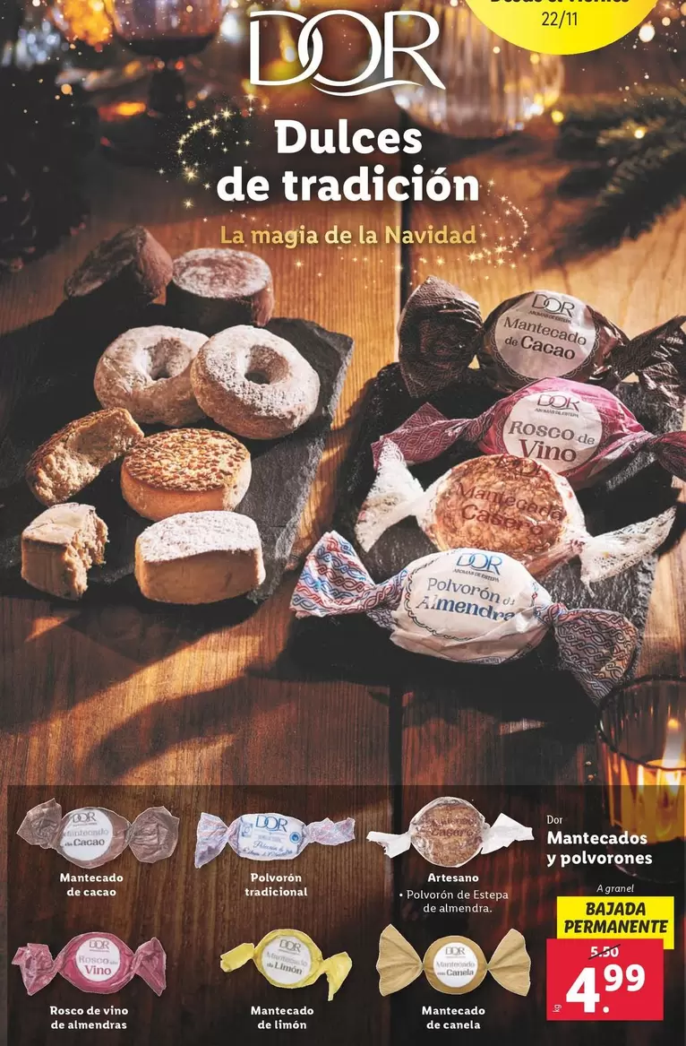 Oferta de Dor - Mantecados Y Polvorones por 4,99€ en Lidl