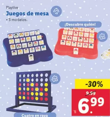 Oferta de Playtive - Juegos De Mesa por 6,99€ en Lidl