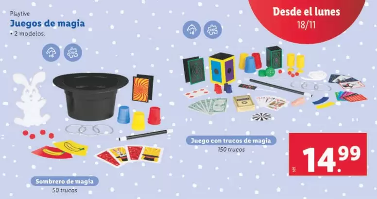 Oferta de Playtive - Juegos De Magia por 14,99€ en Lidl