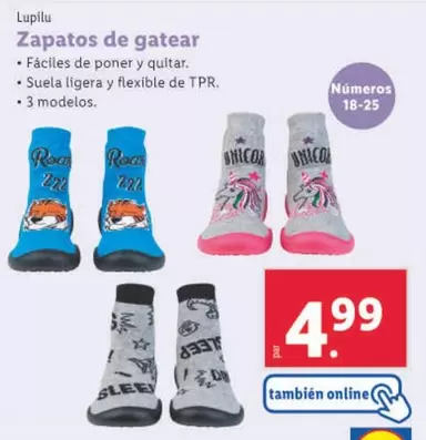 Oferta de Lupilu - Zapatos De Gatear por 4,99€ en Lidl