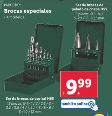 Oferta de Parkside - Brocas Especiales  por 9,99€ en Lidl