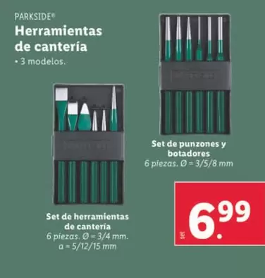 Oferta de Parkside - Herramientas De Cantería  por 6,99€ en Lidl