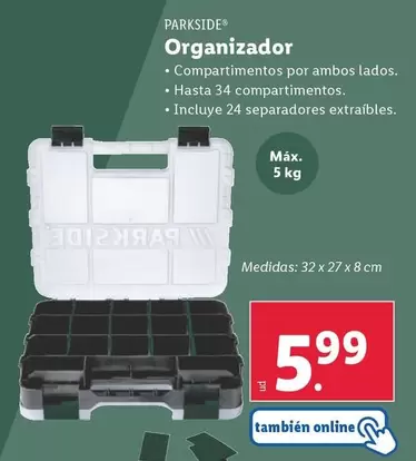 Oferta de Parkside - Organizador  por 5,99€ en Lidl