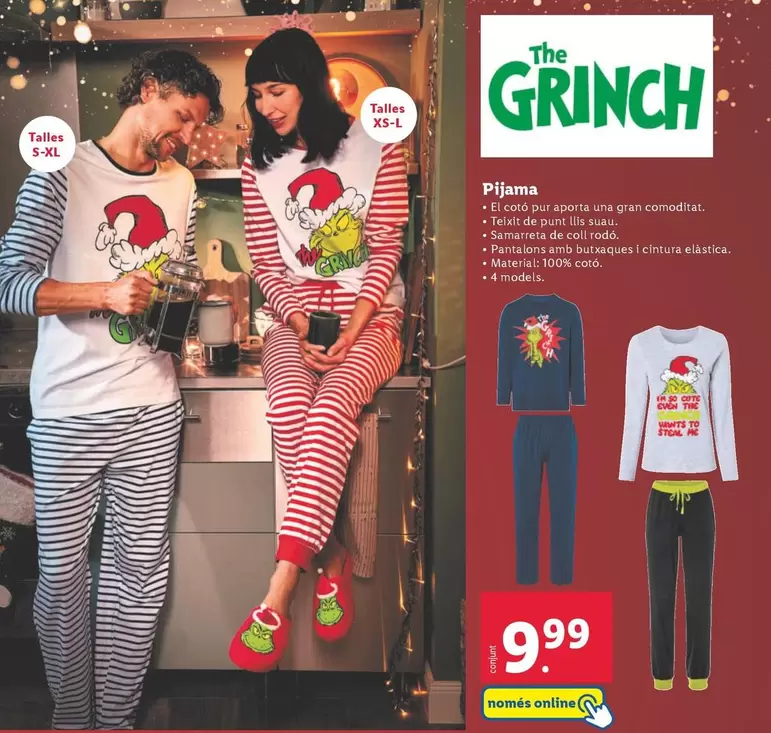 Oferta de Pijama por 9,99€ en Lidl