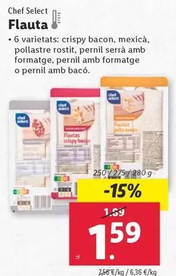 Oferta de Chef Select - Flauta por 1,59€ en Lidl