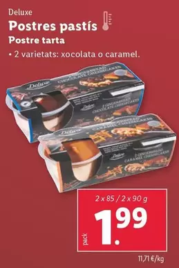 Oferta de Deluxe - Postre Tarta por 1,99€ en Lidl