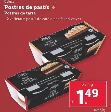 Oferta de Deluxe - Postres De Tarta  por 1,49€ en Lidl