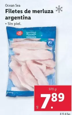 Oferta de Ocean Sea - Filetes De Merluza Argentina  por 7,89€ en Lidl