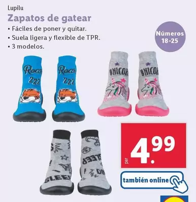 Oferta de Lupilu - Zapatos De Gatear por 4,99€ en Lidl