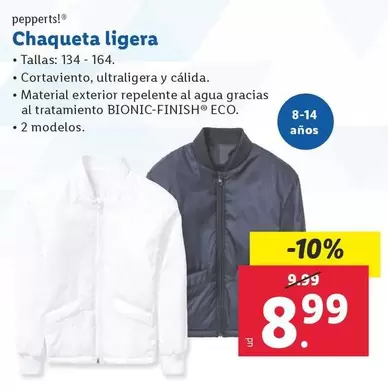 Oferta de Pepperts - Chaqueta Ligera por 8,99€ en Lidl