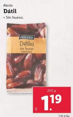 Oferta de Alesto - Dátil  por 1,19€ en Lidl