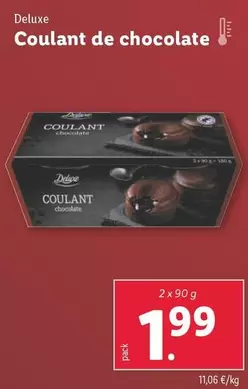 Oferta de Deluxe - Coulant De Chocolate por 1,99€ en Lidl