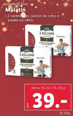 Oferta de Legado/El Pozo - Maletín  por 39€ en Lidl