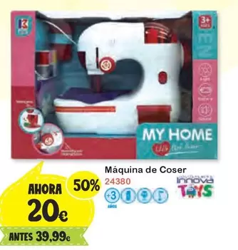 Oferta de My - Maquina De Coser por 20€ en Super Juguete