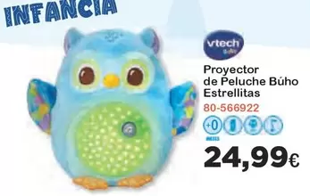 Oferta de Vtech - Proyector De Peluche Búho Estrellitas por 24,99€ en Super Juguete