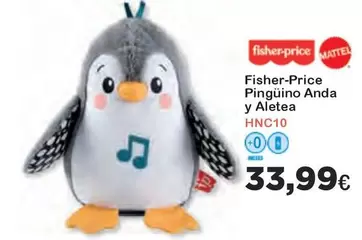 Oferta de Fisher-Price - Pingüino Anda Y Aletea por 33,99€ en Super Juguete