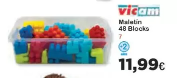 Oferta de Maletin 48 Blocks por 11,99€ en Super Juguete