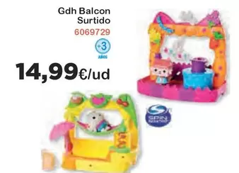 Oferta de Gdh Balcon Surtido por 14,99€ en Super Juguete