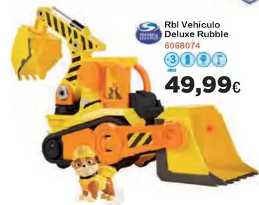 Oferta de Deluxe - Rbl Vehiculo  Rubble por 49,99€ en Super Juguete