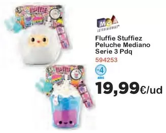 Oferta de Stuffiez Peluche Mediano Serie 3 Pdq por 19,99€ en Super Juguete