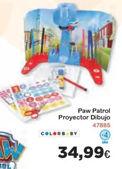 Oferta de Paw patrol - Proyector Dibujo por 34,99€ en Super Juguete