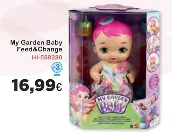 Oferta de My Garden Baby Feed&Change  por 16,99€ en Super Juguete