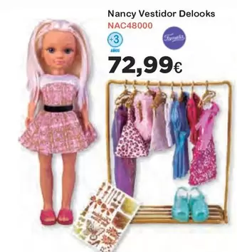 Oferta de Nancy -  Vestidor Delooks por 72,99€ en Super Juguete