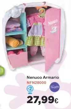 Oferta de Nenuco - Armario Nfn28000 por 27,99€ en Super Juguete