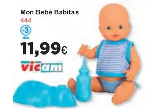 Oferta de Bebé - Mon  Babitas por 11,99€ en Super Juguete