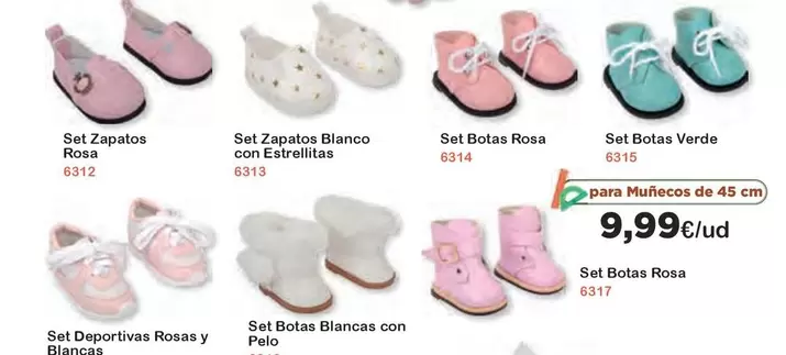 Oferta de Set Botas Rosa por 9,99€ en Super Juguete