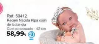 Oferta de Recien Nacida Pipa Cojin De Lactancia por 58,99€ en Super Juguete