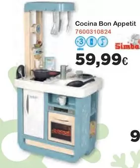 Oferta de Bon - Cocina  Appetit por 59,99€ en Super Juguete