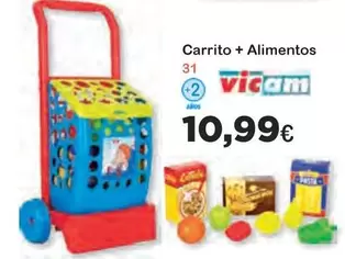 Oferta de Carrito + Alimentos por 10,99€ en Super Juguete