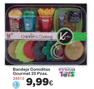 Oferta de Bandeja Comiditas Gourmet 20 Pzas por 9,99€ en Super Juguete