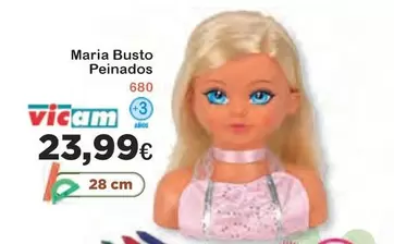 Oferta de Busto Peinados por 23,99€ en Super Juguete